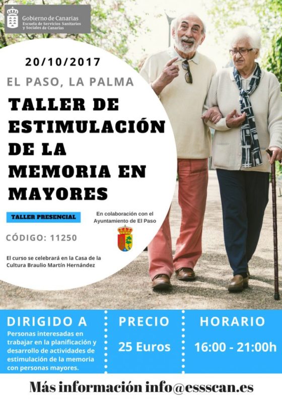 AFA LA PALMA COLABORA CON LA ESSSCAN EN EL TALLER DE ESTIMULACIÓN DE LA MEMORIA EN MAYORES 